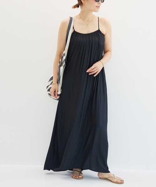 「Deuxieme Classe」 キャミソールワンピース 36 レッド レディースの画像