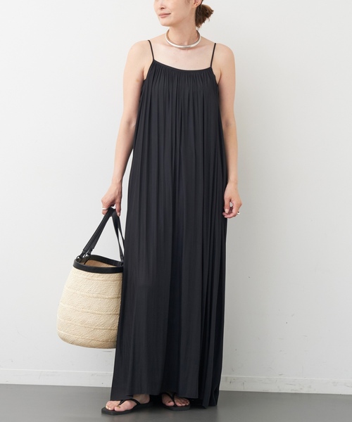 「Deuxieme Classe」 キャミソールワンピース 36 レッド レディースの画像