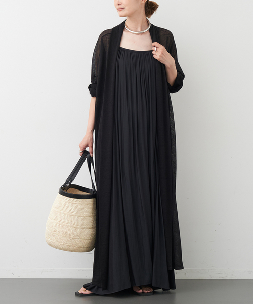 「Deuxieme Classe」 キャミソールワンピース 36 レッド レディースの画像