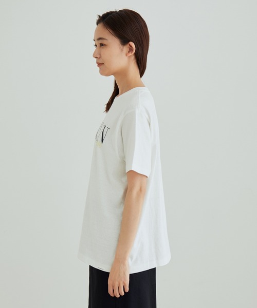 「AMERICANA」 半袖Tシャツ FREE ホワイト レディース_画像7