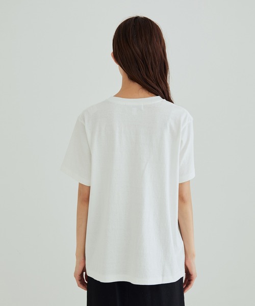 「AMERICANA」 半袖Tシャツ FREE ホワイト レディース_画像8