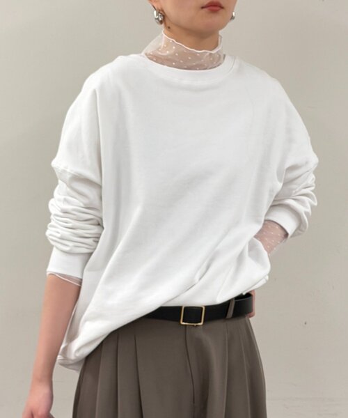「LOUNGEDRESS」 スウェットカットソー FREE ベージュ レディース_画像9