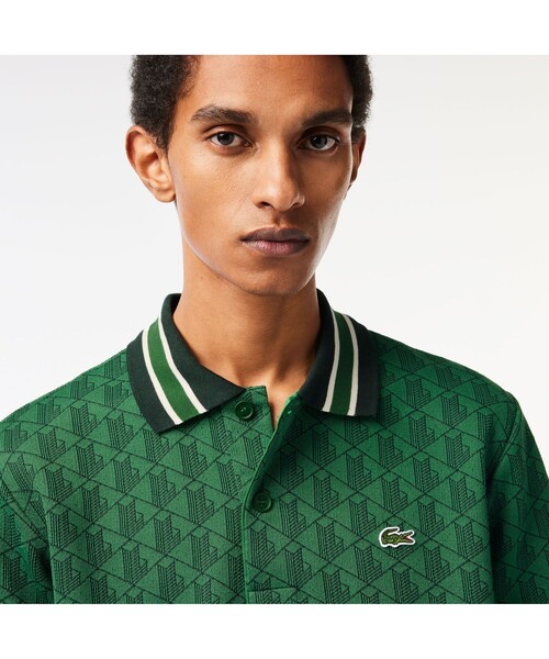 LACOSTE（ラコステ） 半袖ポロシャツ 6 グリーン メンズ : ZOZOTOWN