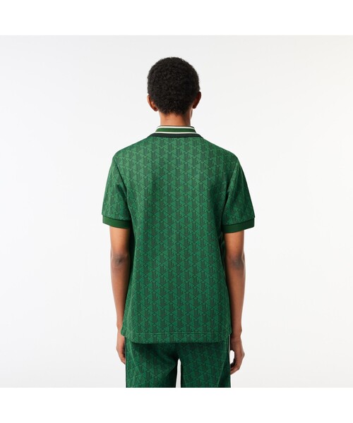 LACOSTE（ラコステ） 半袖ポロシャツ 6 グリーン メンズ : ZOZOTOWN