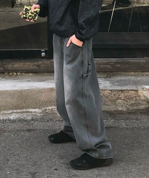 ジーンズ 「SOOBIN着用」 RING-SPUN SEMI-WIDE WORK DENIM PANTS メンズ レディース