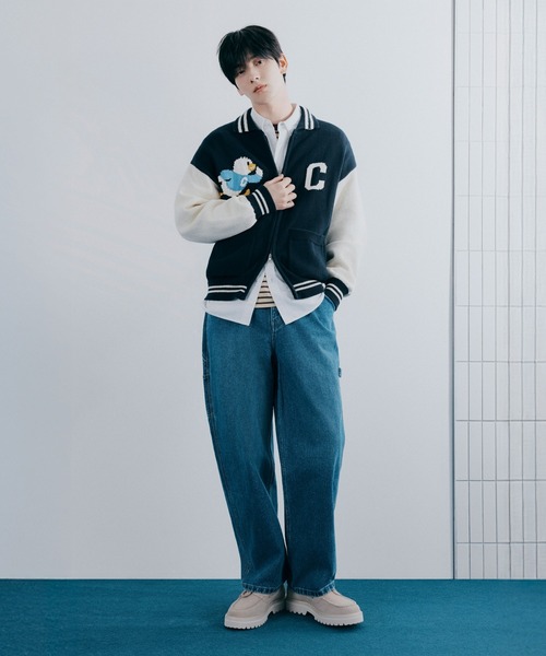 ジーンズ 「SOOBIN着用」 RING-SPUN SEMI-WIDE WORK DENIM PANTS メンズ レディース