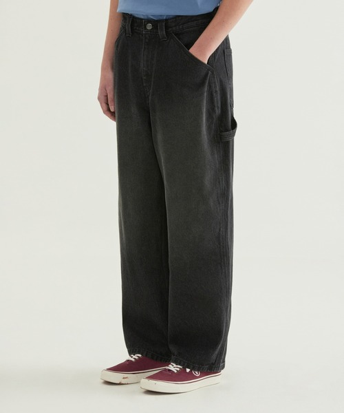 ジーンズ 「SOOBIN着用」 RING-SPUN SEMI-WIDE WORK DENIM PANTS メンズ レディース