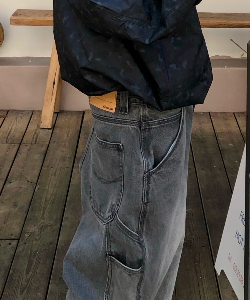 ジーンズ 「SOOBIN着用」 RING-SPUN SEMI-WIDE WORK DENIM PANTS メンズ レディース