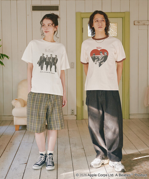THE BEATLES マンスリーBOX 非売品Tシャツ付　限定品 FREAK'S STORE（フリークスストア） tシャツ 限定展開 THE BEATLES/ザ