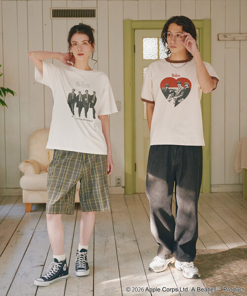 【ビートルズ】Ｔシャツ⑩ XLサイズ FREAK'S STORE（フリークスストア） tシャツ 限定展開 THE BEATLES/ザ