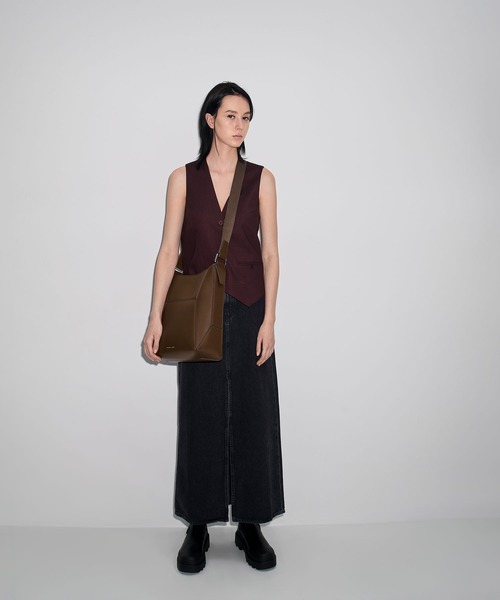 「CHARLES \u0026 KEITH」 トートバッグ L スミクロ レディースの画像