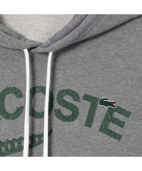LACOSTE（ラコステ） プルオーバーパーカー 3 グレー メンズ