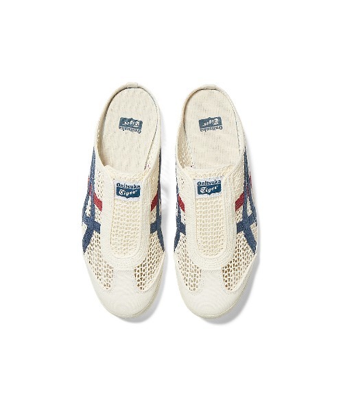 「Onitsuka Tiger」 フラットサンダル 23 クリーム レディース_画像5