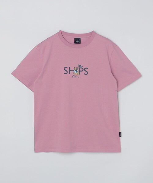 「SHIPS Colors」 半袖Tシャツ「teddybearコラボ」 MEDIUM ライトグレー メンズ_画像6