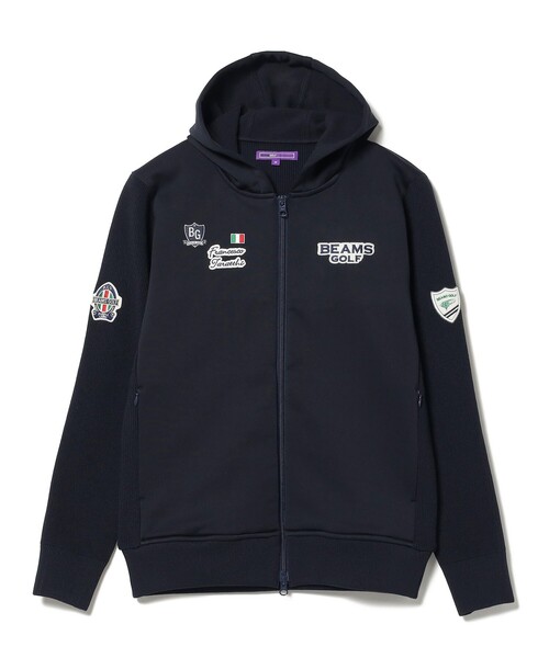 BEAMS GOLF（ビームス ゴルフ） ジップアップパーカー SMALL ネイビー