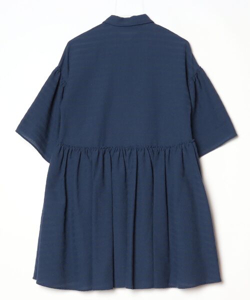 「muller of yoshiokubo」 シャツワンピース 36 ネイビー レディース_画像2