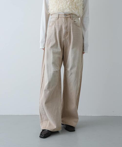 「SENSE OF PLACE by URBAN RESEARCH」 デニムパンツ MEDIUM ブルー レディース_画像2