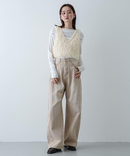 「SENSE OF PLACE by URBAN RESEARCH」 デニムパンツ MEDIUM ブルー レディース_画像9