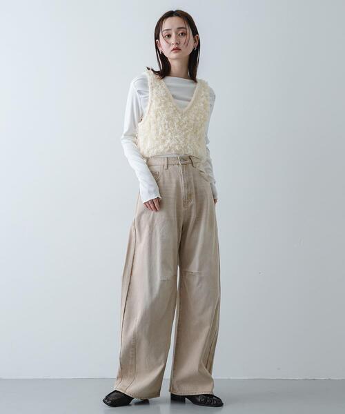 「SENSE OF PLACE by URBAN RESEARCH」 デニムパンツ MEDIUM ブルー レディース_画像10
