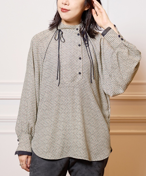 「IENA LA BOUCLE」 長袖ブラウス FREE アイボリー レディース_画像4