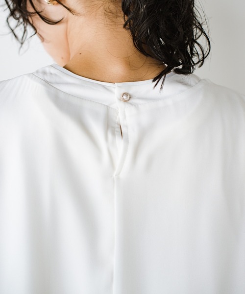 「ANNA LUNA」 長袖ブラウス MEDIUM ベージュ レディース_画像5