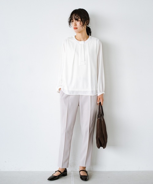 「ANNA LUNA」 長袖ブラウス MEDIUM ベージュ レディース_画像8