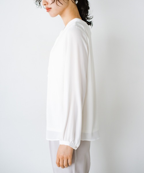 「ANNA LUNA」 長袖ブラウス MEDIUM ベージュ レディース_画像9