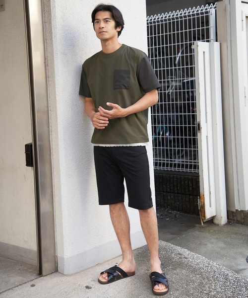 tシャツ 冷感異素材コンビTシャツ メンズ | ikka | 14