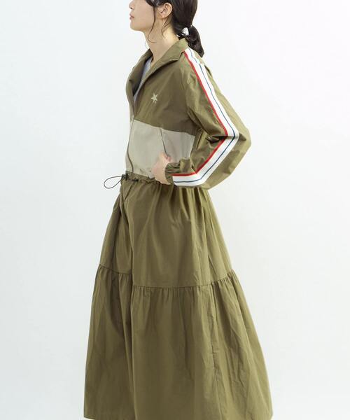 ワンピース SIDE LINE TRACK TIERED DRESS | CONVERSE TOKYO | 02