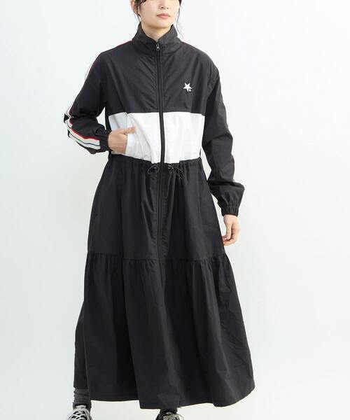 ワンピース SIDE LINE TRACK TIERED DRESS | CONVERSE TOKYO | 14