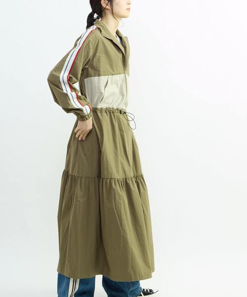 ワンピース SIDE LINE TRACK TIERED DRESS | CONVERSE TOKYO | 15