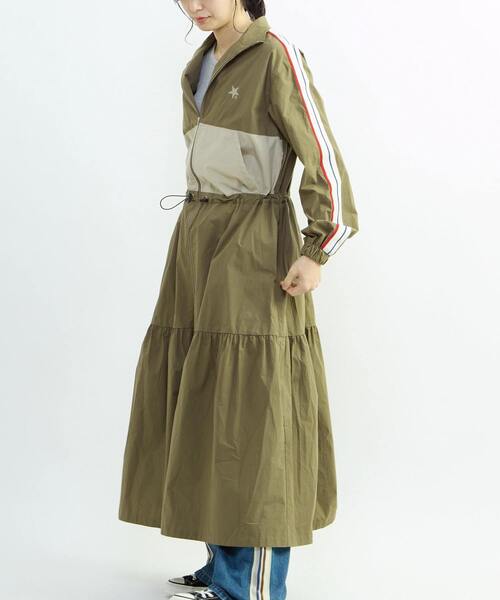 ワンピース SIDE LINE TRACK TIERED DRESS | CONVERSE TOKYO | 16
