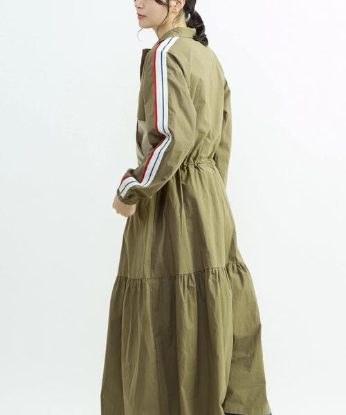 ワンピース SIDE LINE TRACK TIERED DRESS | CONVERSE TOKYO | 17