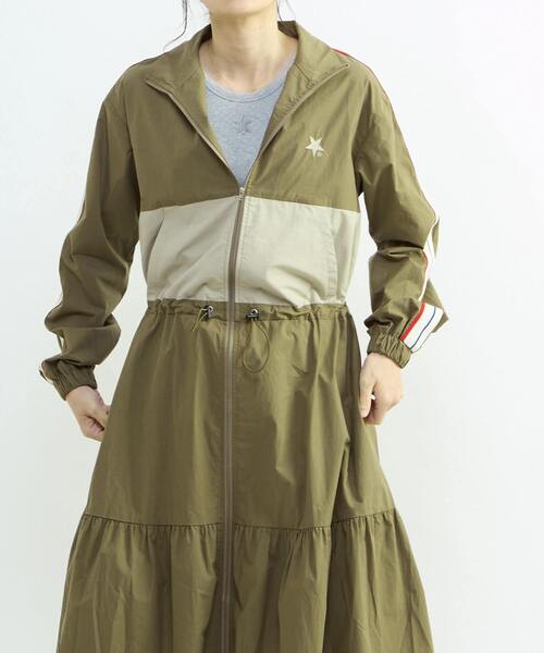 ワンピース SIDE LINE TRACK TIERED DRESS | CONVERSE TOKYO | 18