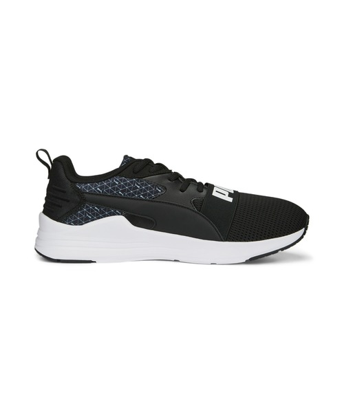 「PUMA」 ローカットスニーカー 26.5cm ブラック×ブラック メンズ_画像6