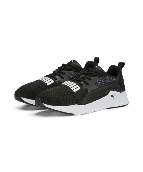 「PUMA」 ローカットスニーカー 26.5cm ブラック×ブラック メンズ_画像7