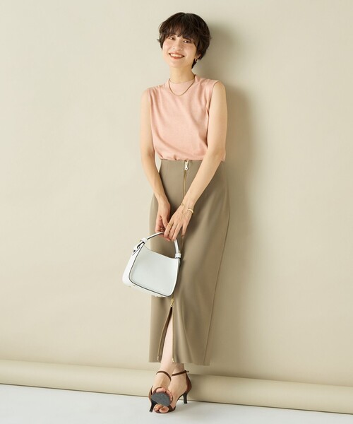 「NOLLEY'S Sophi」 ノースリーブニット 38 グレー レディース_画像6