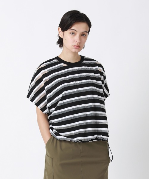 「ZUCCa」 半袖Tシャツ M size ホワイト レディース_画像4