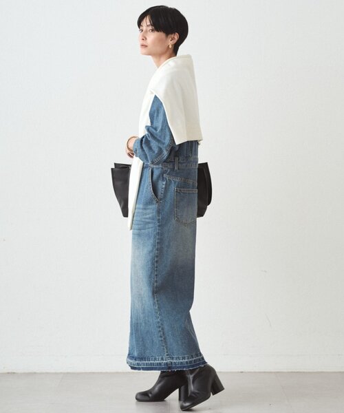 Loungedress（ラウンジドレス） 長袖ワンピース MEDIUM ブルー 