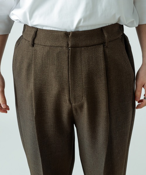 「Lui's」 スラックス MEDIUM ダークブラウン メンズ_画像5