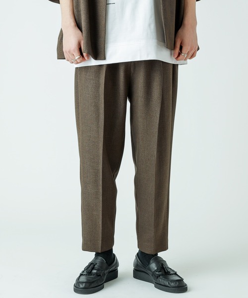 「Lui's」 スラックス MEDIUM ダークブラウン メンズ_画像8