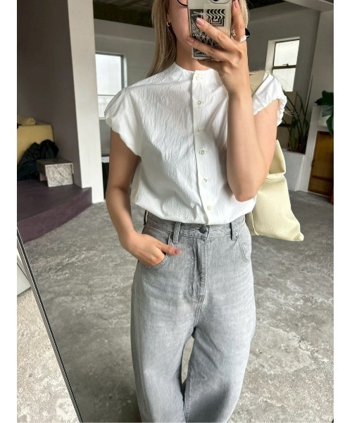 RIM.ARK ブラウス シャツ Bottle neck volume blouse(ボトルネック