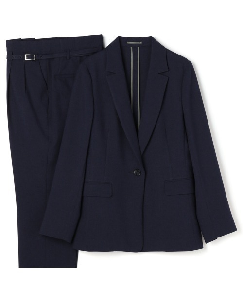 SUIT SELECT パンツスーツ LARGE ネイビー レディース : ZOZOTOWN