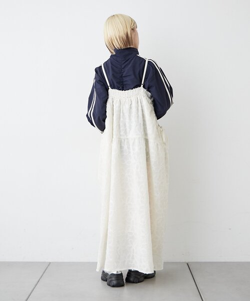 「w closet」 キャミソールワンピース FREE オフホワイト レディース_画像4