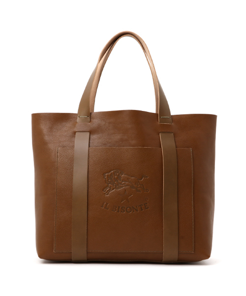 IL BISONTE イルビゾンテ 本革 トートバッグ 大容量 レザー ブラウン IL BISONTE（イルビゾンテ） トートバッグ IL BISONTE / ORIGINAL