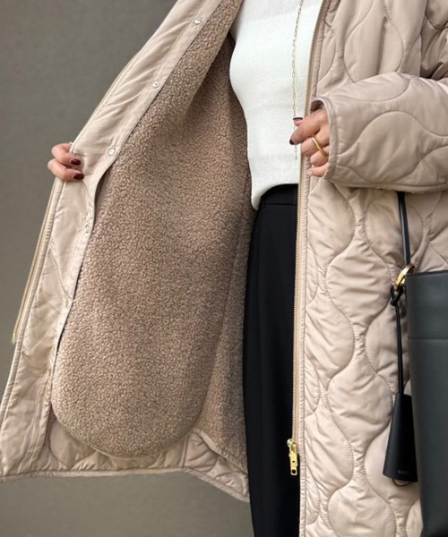 Emma Taylor 美シルエット3wayキルティングフードコート 美シルエット3wayキルティングフードコート Emma Taylor│STYLEDOOR