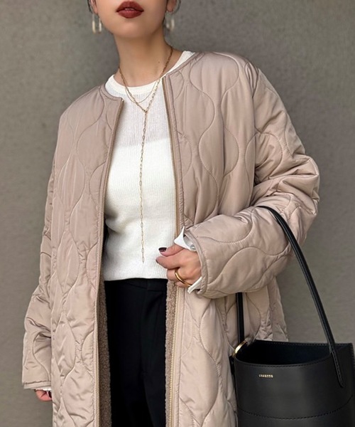 新品タグ付き⭐︎Emma Taylor /美シルエット 3wayキルティングコート Emma Taylor（エマテイラー） コート アウター 美シルエット3way