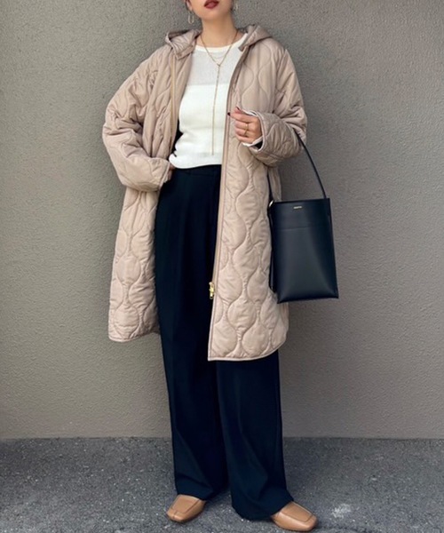 新品タグ付き⭐︎Emma Taylor /美シルエット 3wayキルティングコート Emma Taylor（エマテイラー） コート アウター 美シルエット3way