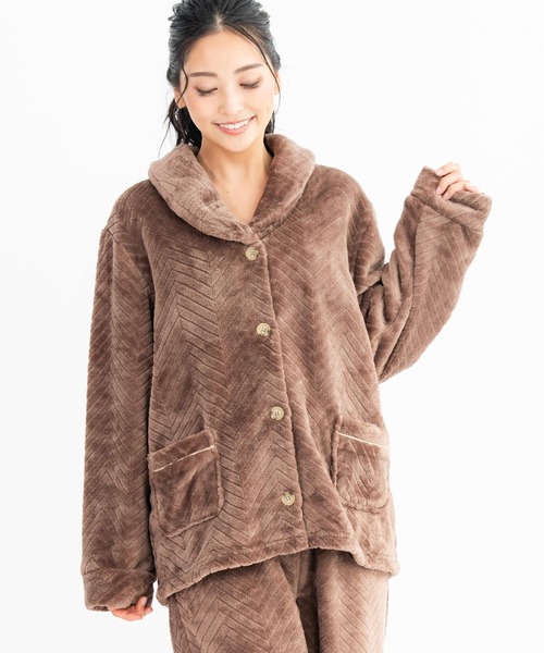 fran de lingerie ルームウェア パジャマ memory fleece set-up
