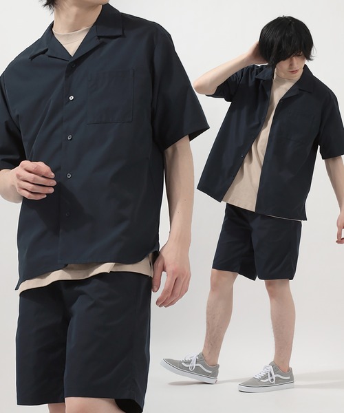 JORDAN BRAND セットアップ 半袖シャツ＆ショーツ 3XL ベージュ シャツ 半袖 「セットアップ」半袖オープンカラーシャツ＋イージー